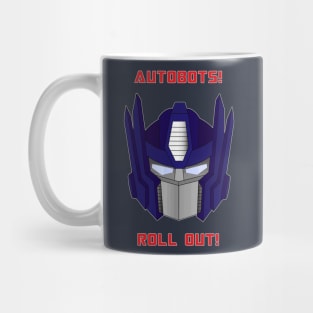 Autobots Roll Out Optimus Prime Transformers Quote Mug